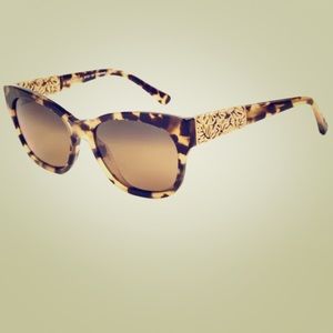 NIB Maui Jim Monstera Leaf in Havana Gold